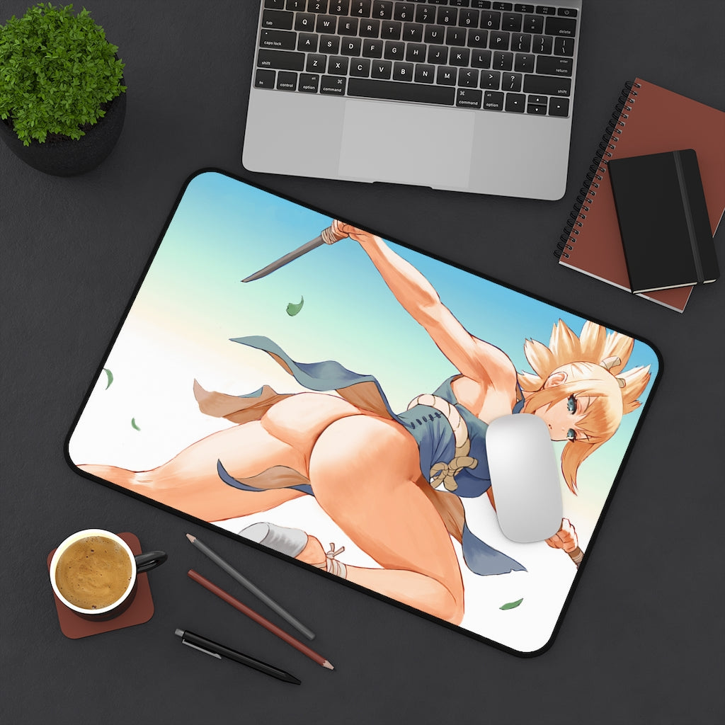 Sexy Kohaku Butt Dr Stone Gaming Desk Mat - Anime Mousepad - Sexy Girl Playmat