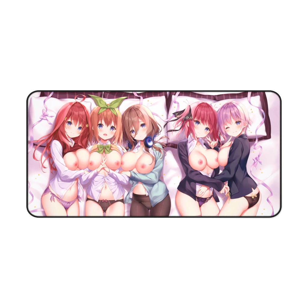 The Quintessential Quintuplets Anime Mousepad - Large Desk Mat - Ecchi Mouse Pad - MTG Playmat