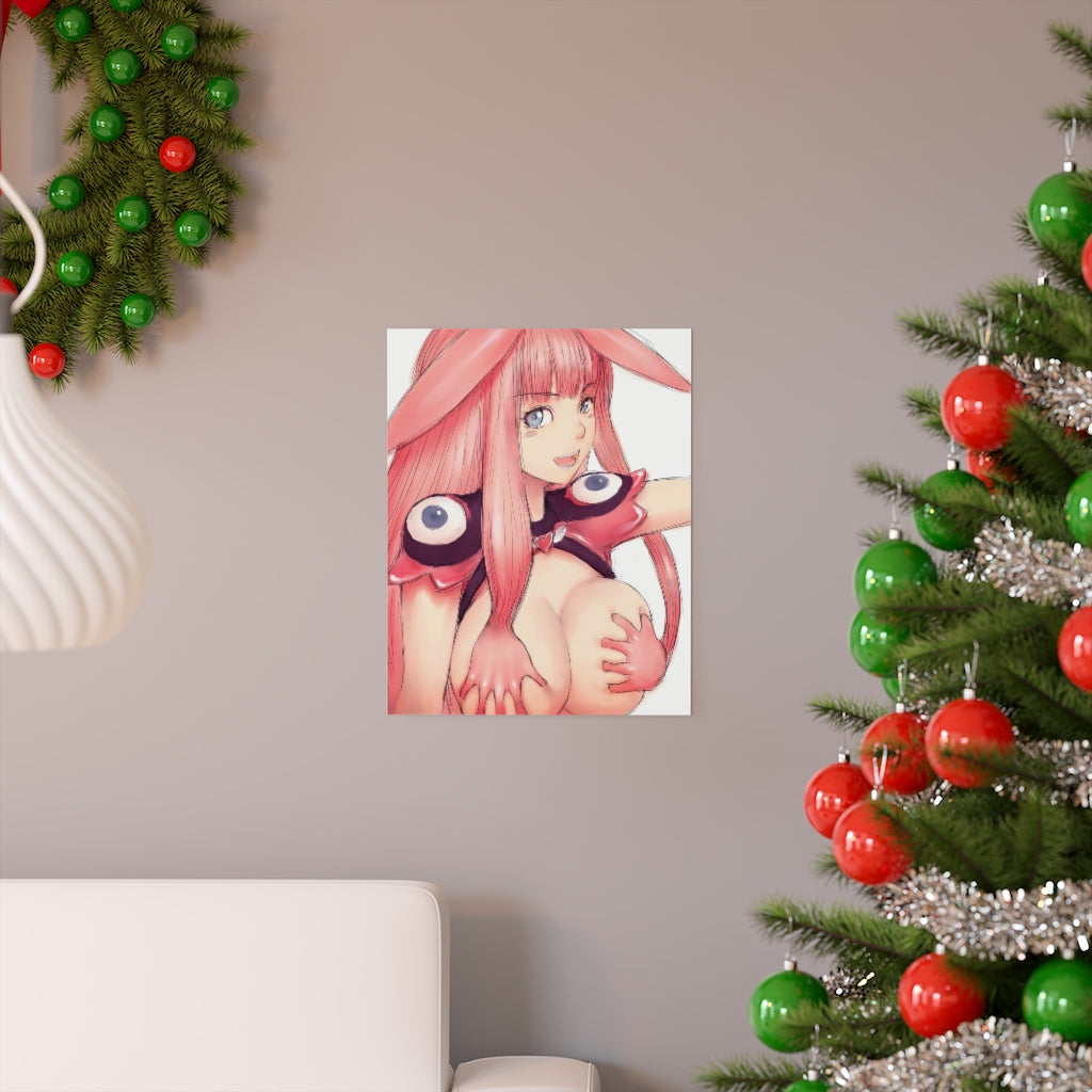 Protean Assassin Melona Queen's Blade Poster - Lewd Premium Matte Vertical Poster - Adult Wall Art