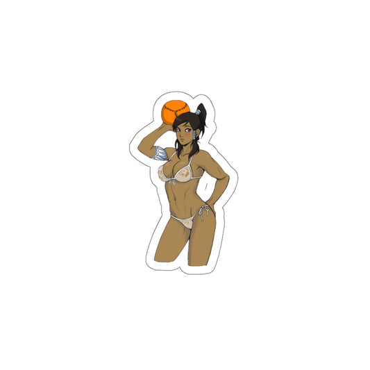 The Legend of Korra Waterproof Sticker - Bikini Avatar Ecchi Vinyl Anime Car Decal