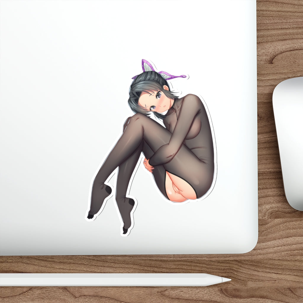 Kochou Shinobu Demon Slayer Hentai Nude Pantyhose Waterproof Sticker - Ecchi Vinyl Decal