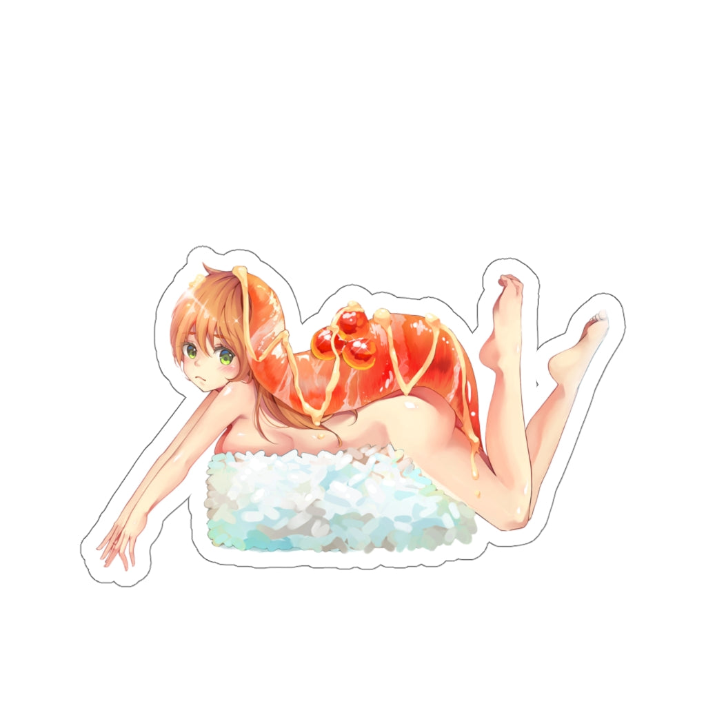 Sexy Sushi Waifu Waterproof Sticker - Ecchi Vinyl Decal