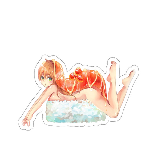 Sexy Sushi Waifu Waterproof Sticker - Ecchi Vinyl Decal