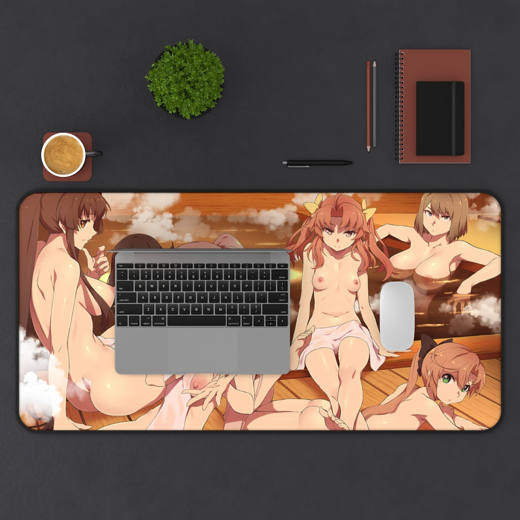 Kantai Collection Nude Onsen Waifus Kankore Desk Mat - Sexy Anime Girl Mousepad - Gaming Playmat