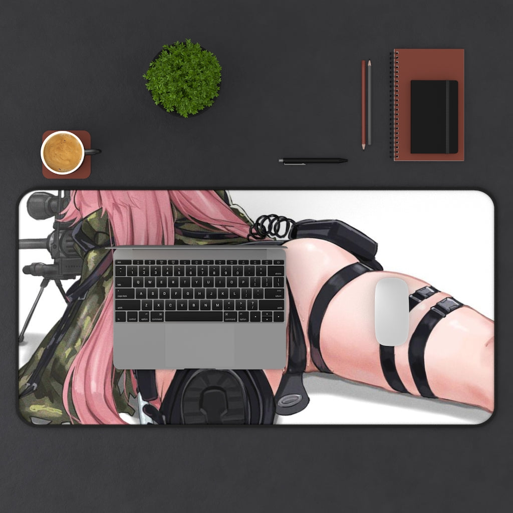 Girls Frontline Ecchi Mousepad - Thick Butt NTW 20 Large Desk Mat - Sexy Gaming Playmat