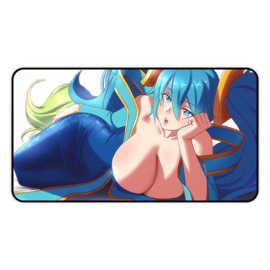 Sona Buvelle Mousepad - League of Legends Large Desk Mat - Ecchi Mouse Pad - LoL Playmat