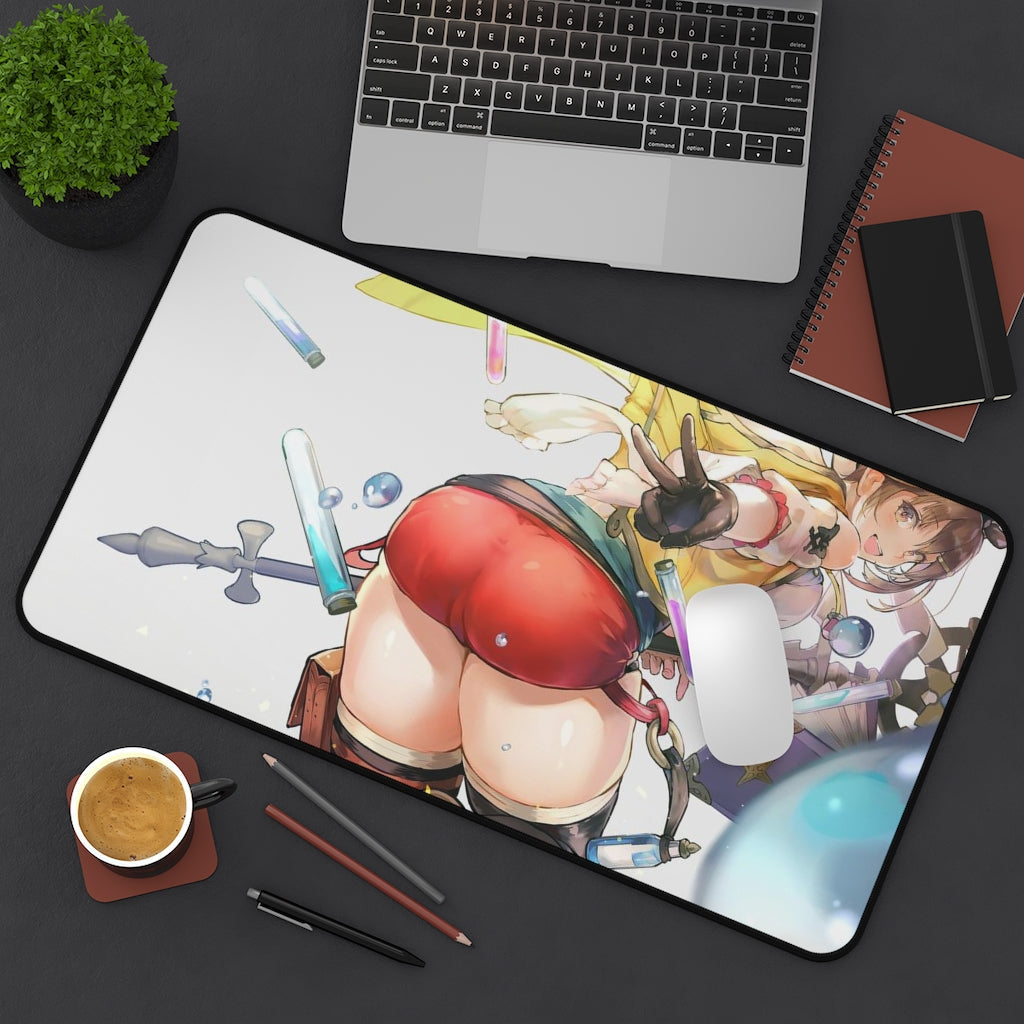 Atelier Ryza Sexy Mousepad - Huge Ass Reisalin Stout Desk Mat - Ecchi Gaming Playmat