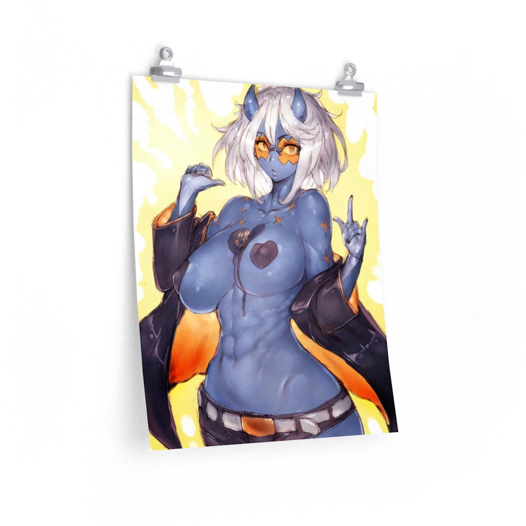 Happy Chaos Guilty Gear Poster - Lewd Premium Matte Vertical Poster - Adult Wall Art