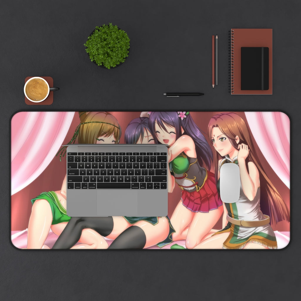 Dynasty Warriors Waifus Desk Mat - Non Slip Mousepad