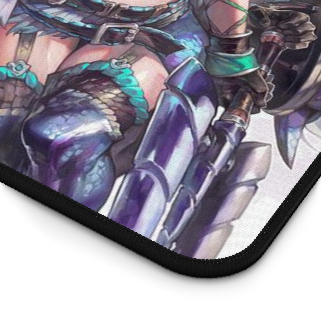 Sexy Monster Hunter Mousepad - Ecchi Large Desk Mat - Gaming Playmat