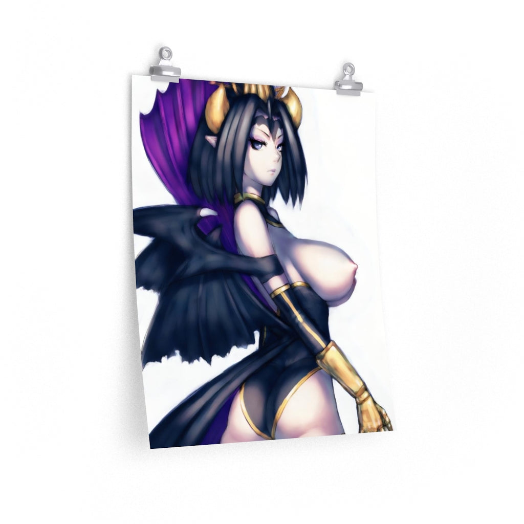 Lilithmon Digimon Poster - Lewd Premium Matte Vertical Poster - Adult Wall Art