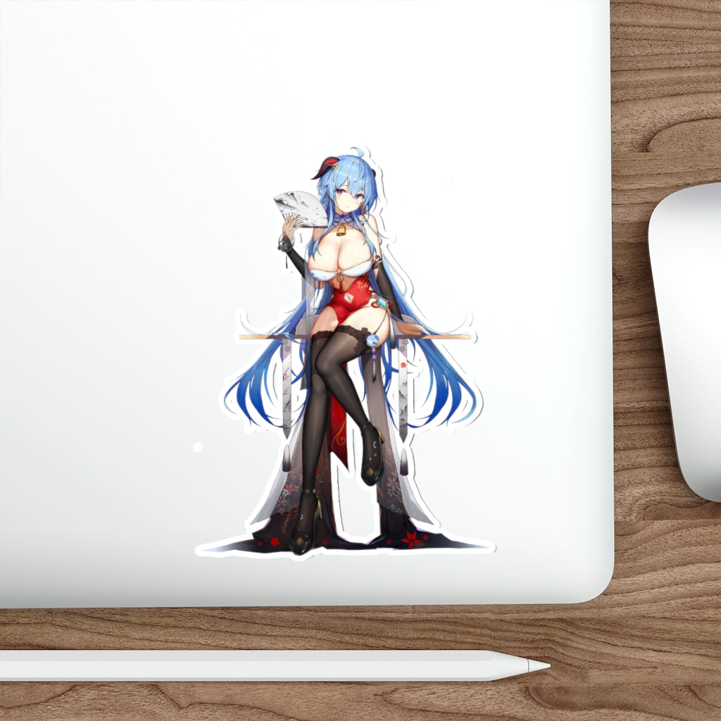 Sexy Ganyu Genshin Impact Waterproof Sticker - Ecchi Vinyl Decal