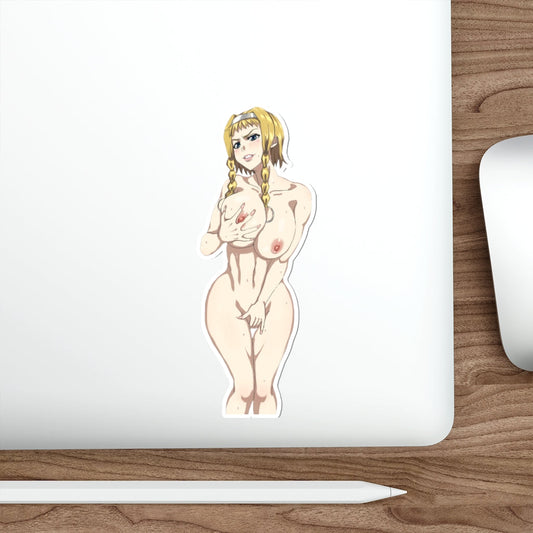 Hentai Queen's Blade Nude Leina Waterproof Sticker - Ecchi Vinyl Decal