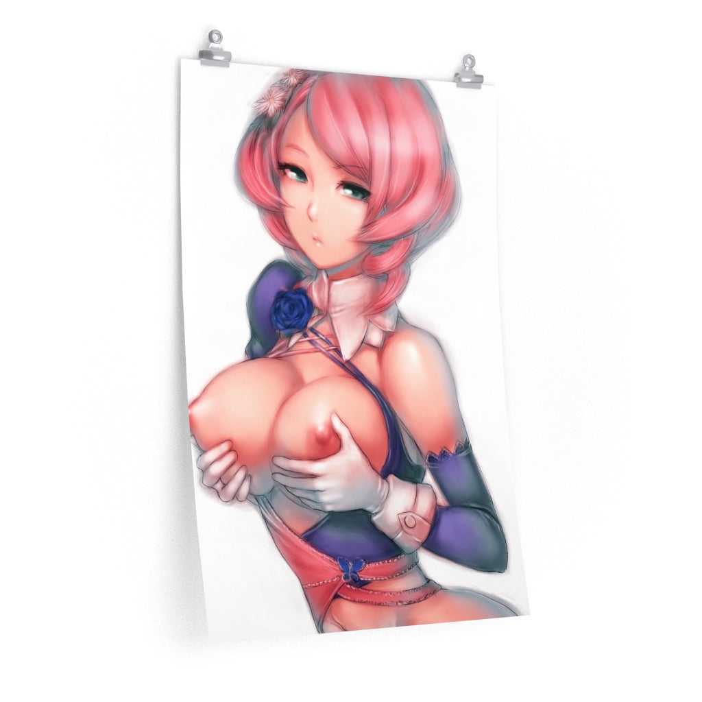 Alisa Boskonovich Tekken Poster - Lewd Premium Matte Vertical Poster - Adult Wall Art