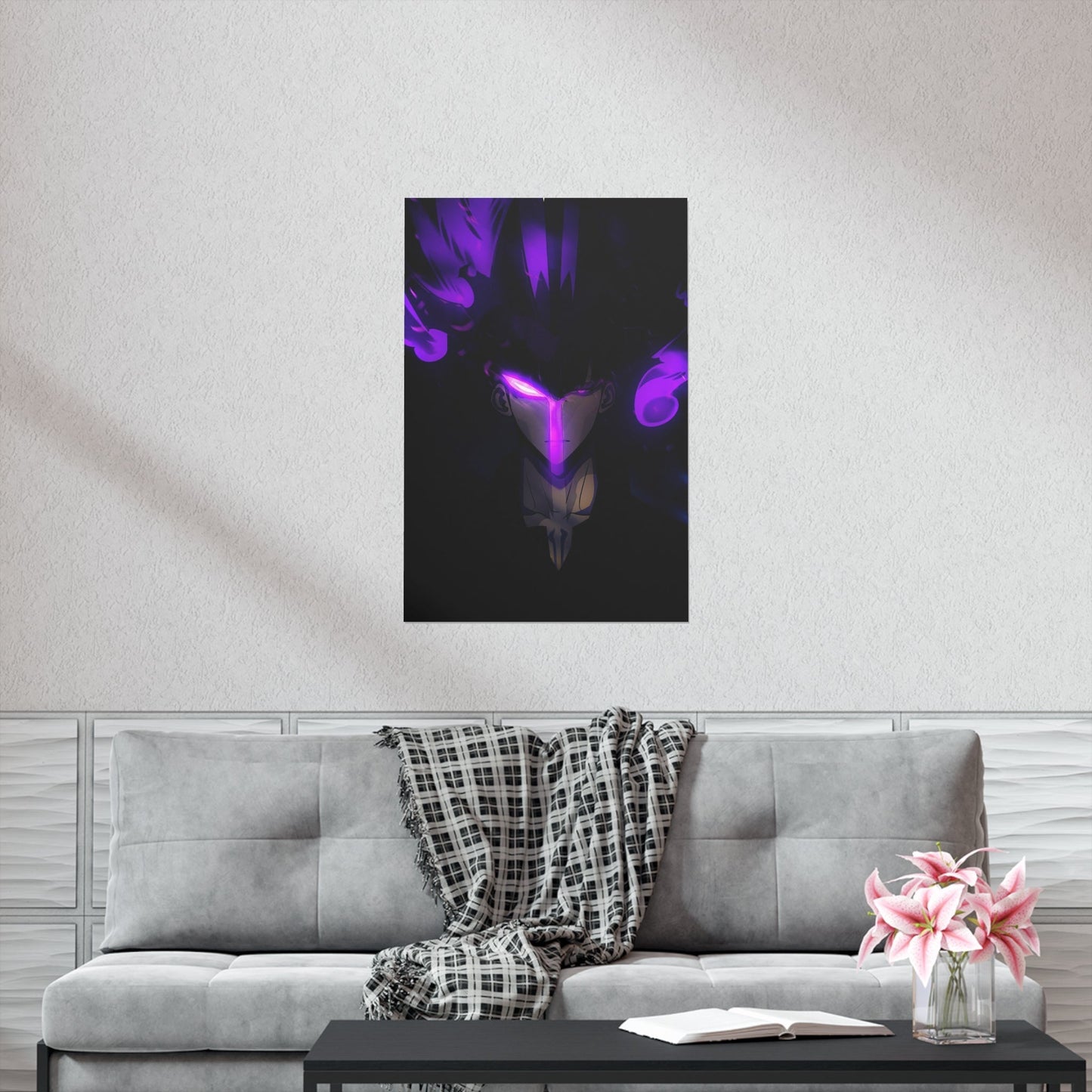 Solo Leveling Poster - Premium Matte Vertical Poster - Shadow Monarch Anime Wall Art Decor