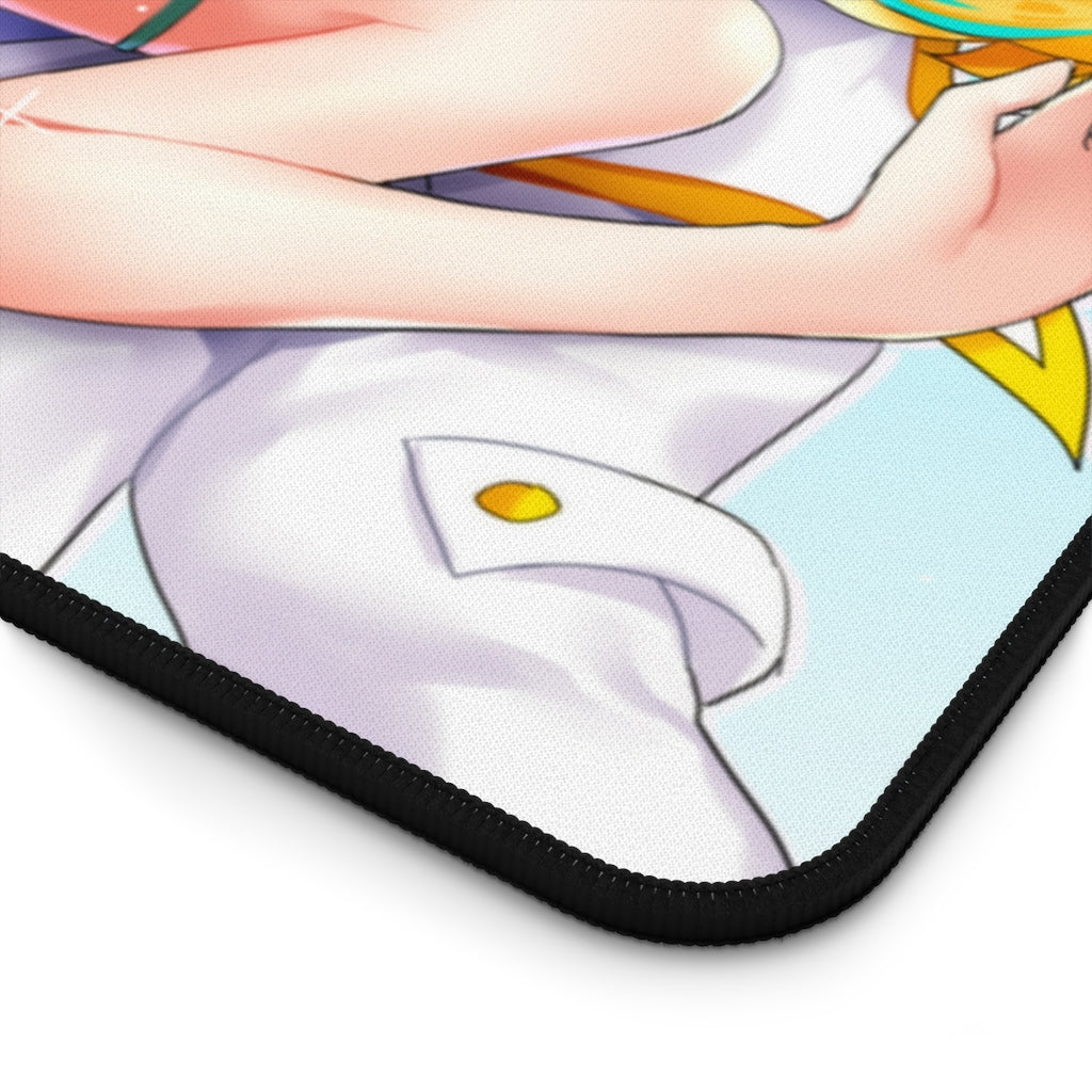 Sexy Pine Bikini Bomber Girl Bomberman Desk Mat - Non Slip Mousepad