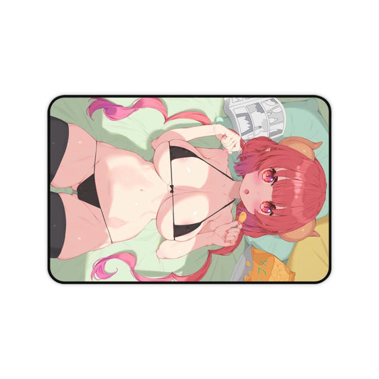 Sexy Bikini Waifu Ilulu Miss Kobayashi's Dragon Maid Desk Mat - Non Slip Mousepad