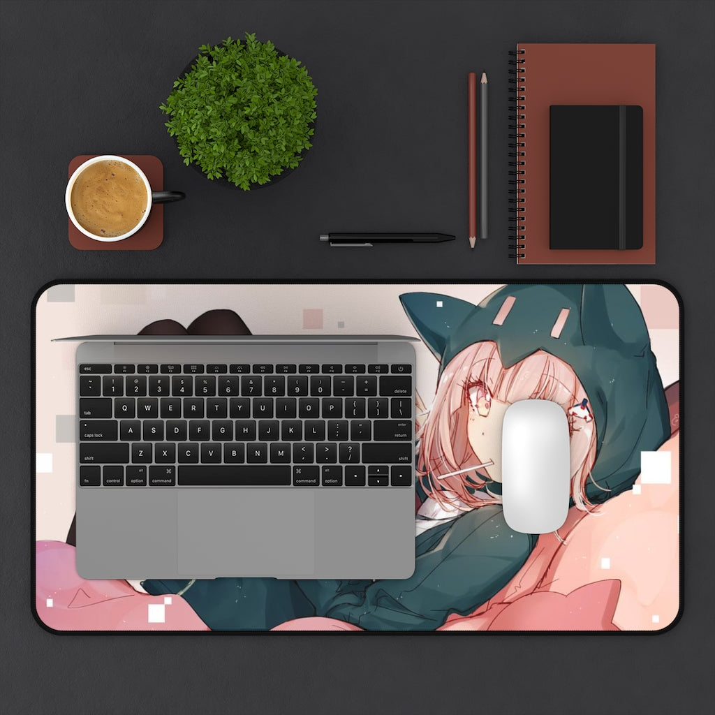 Danganronpa Sexy Mousepad - Gamer Girl Chiaki Nanami Desk Mat - Ecchi Playmat