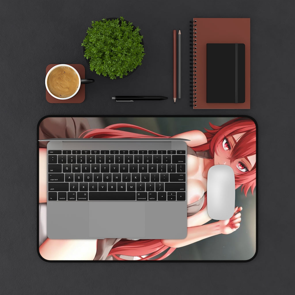 Sexy Lingerie Eris Greyrat Mushoku Tensei Desk Mat - Non Slip Mousepad