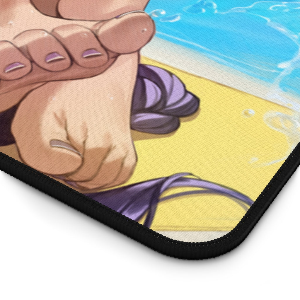 Genshin Impact Raiden Shogun Sexy Feet Desk Mat - Non Slip Mousepad