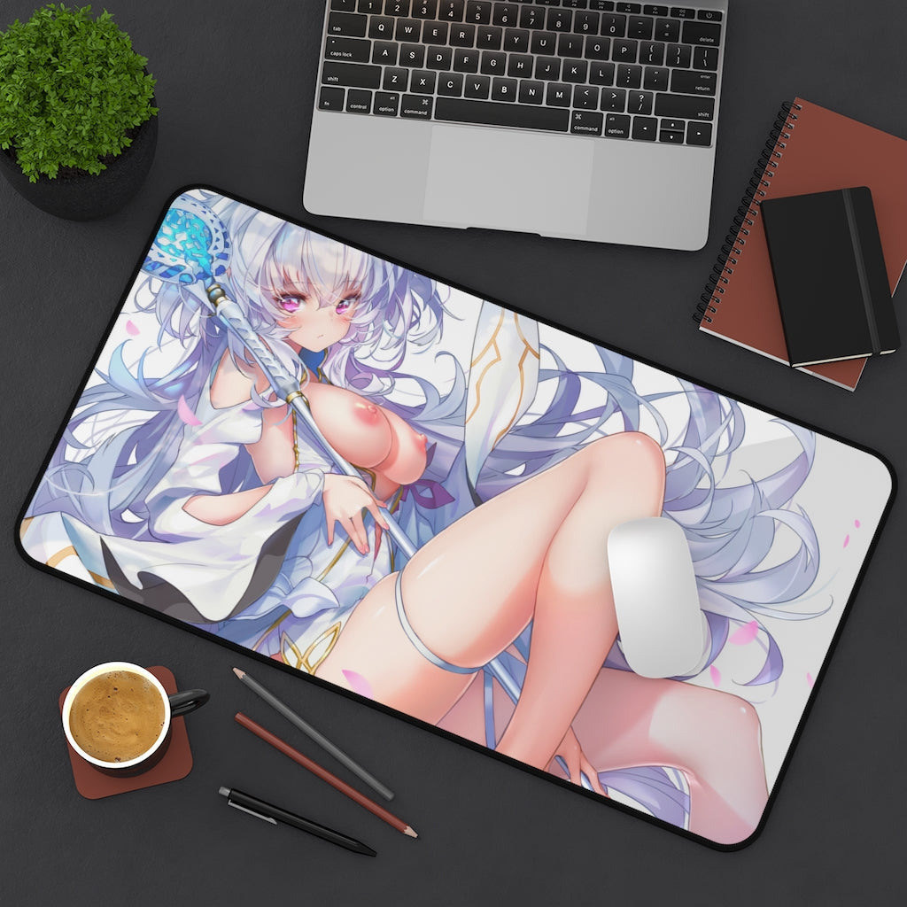 Fate Stay Night Sexy Mousepad - Nude Merlin Tits Anime Desk Mat - Ecchi Playmat