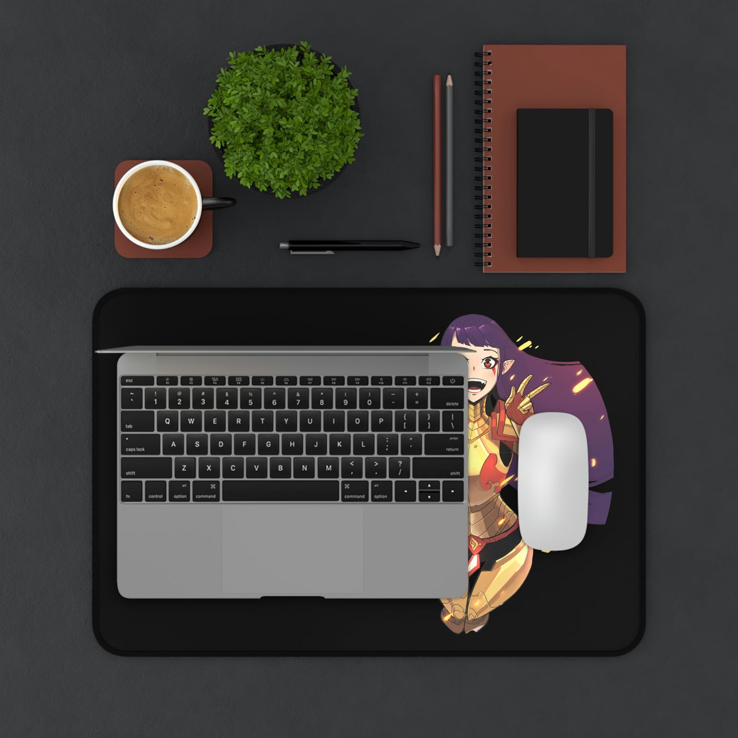 Solo Leveling Kawaii Esil Radiru Gaming Mousepad - XXL Anime Desk Mat - Manhwa Desk Pad