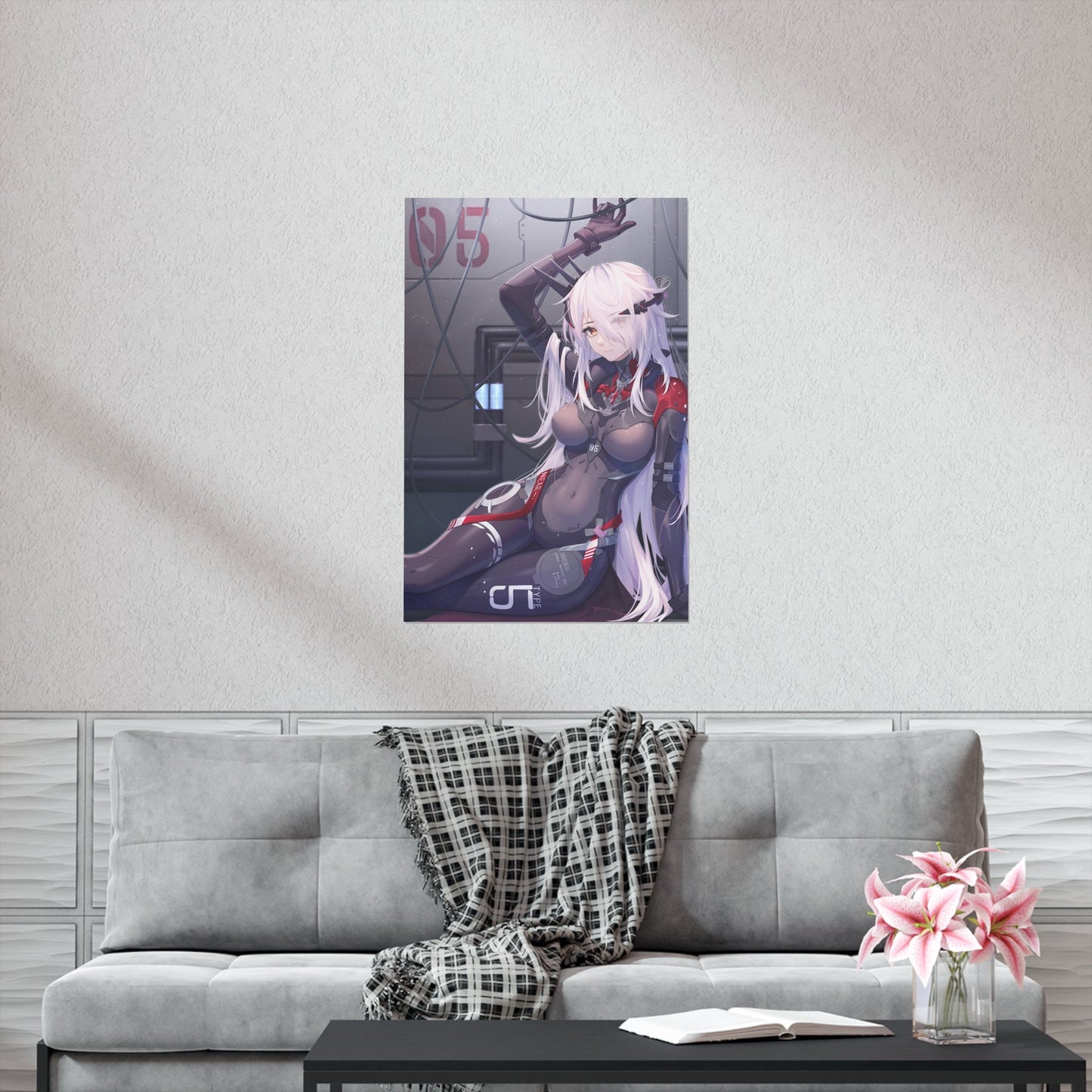 Nemesis Tower Of Fantasy Waifu Poster - Gaming Decor Wall Art - Premium Matte Vertical Poster