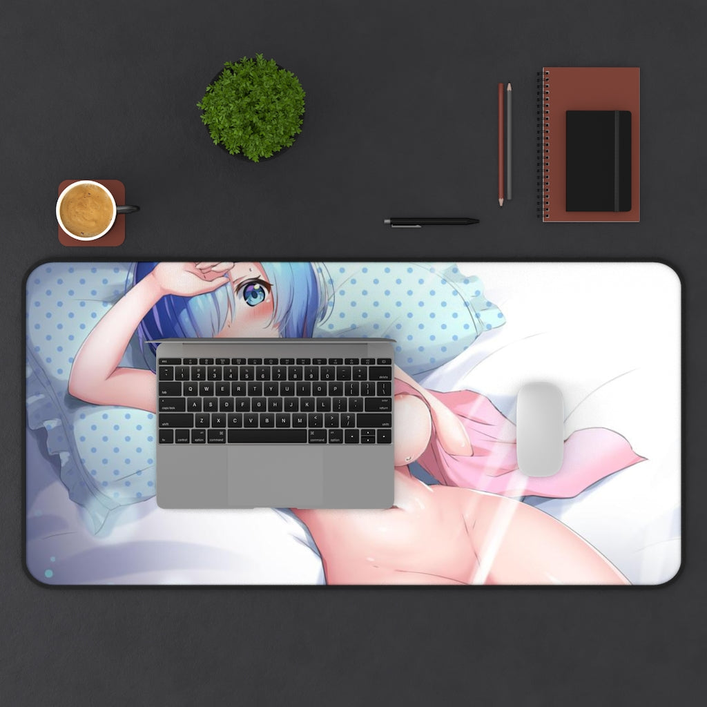 Re Zero Sexy Mousepad - Nude Rem Desk Mat - Ecchi Isekai Anime Playmat