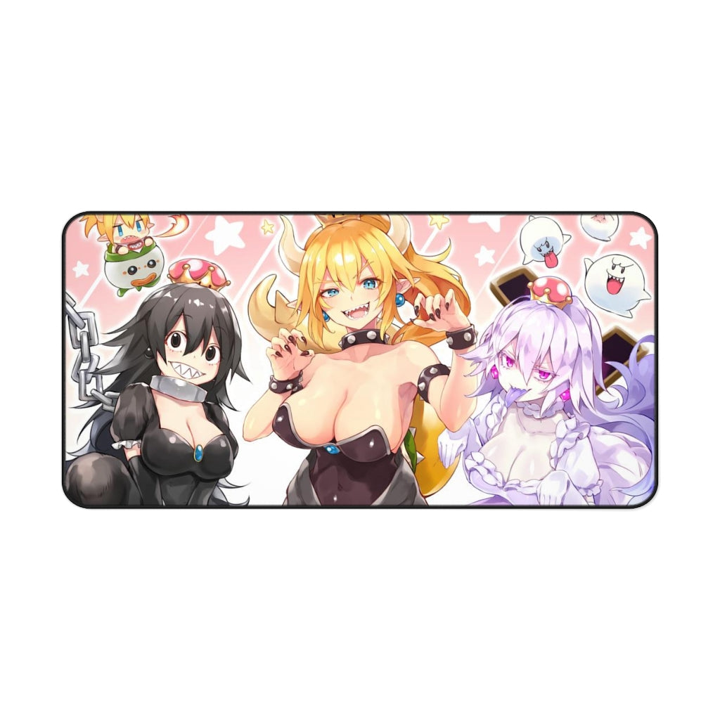 Sexy Bowsette and Booette Anime Mousepad Doujin - Desk Mat - Big Gaming Mouse Pad - MTG Playmat