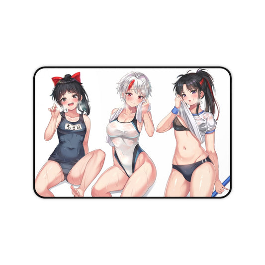 Inuyasha Yashahime Swimsuit Waifus Gaming Desk Mat - Anime Mousepad - Sexy Girls Playmat