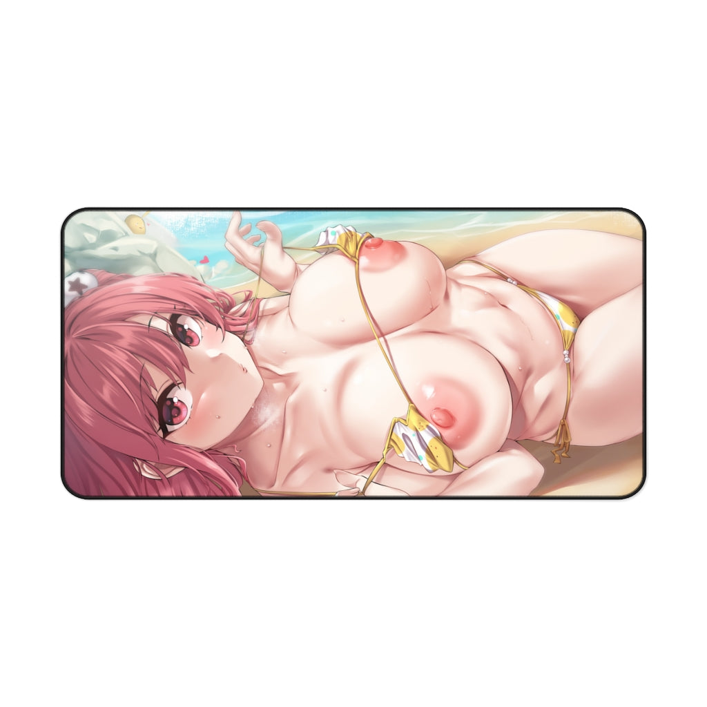 Honoka Bikini Mousepad - Dead Or Alive Large Desk Mat - Ecchi Nude Boobs Mouse Pad - Sexy Gaming Playmat