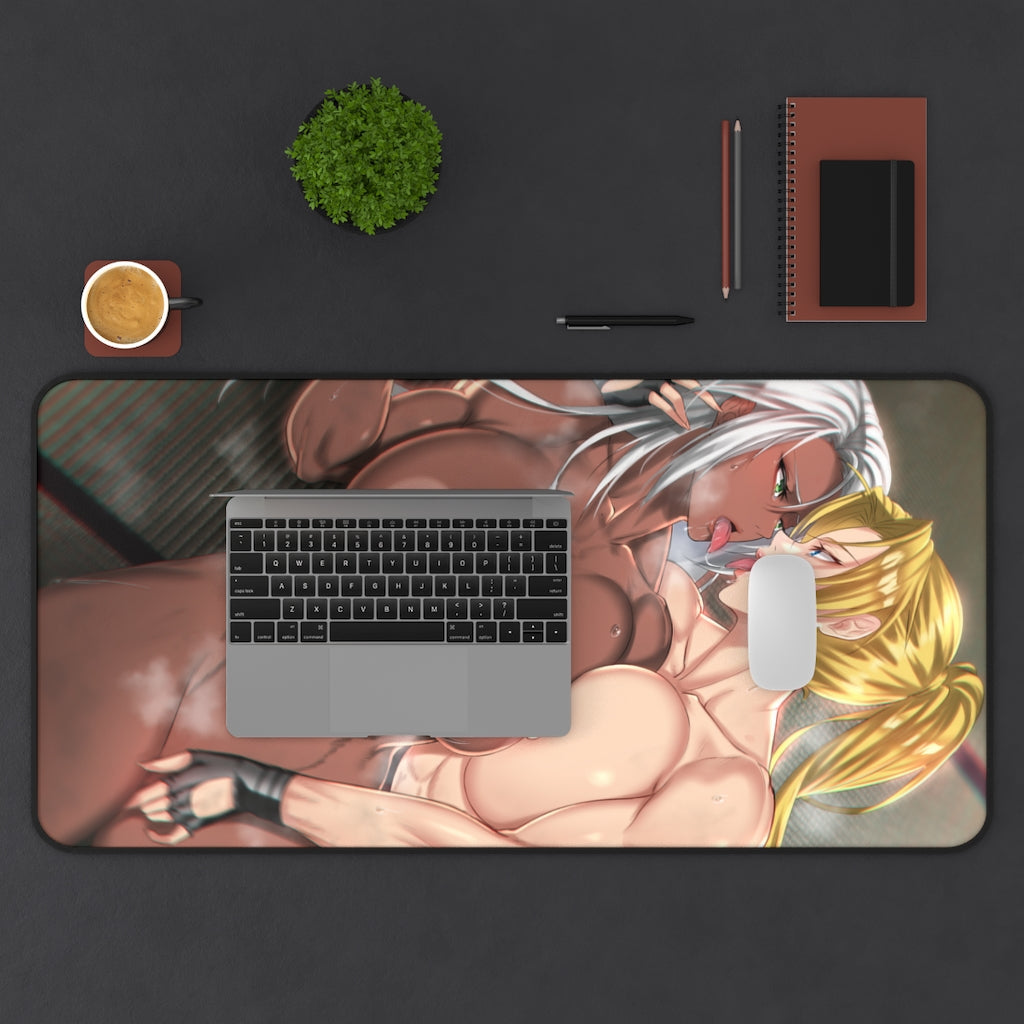 Sarah Bryant and Vanessa Lewis Virtua Fighter Yuri Lesbian Hentai Nude Desk Mat - Sexy Girls Mousepad - Gaming Playmat