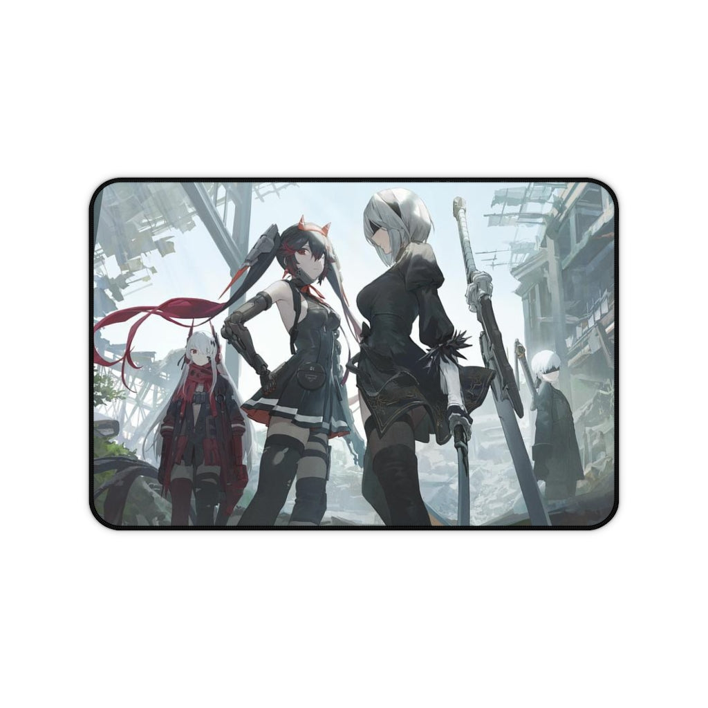 Nier Automata X Punishing Gray Raven Crossover Mousepad - Large Gaming Desk Mat - Gamer Playmat