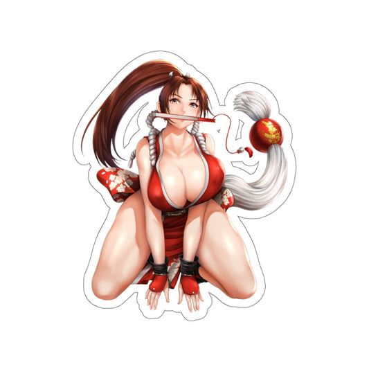 Sexy Mai Vinyl Waterproof Sticker - Large Ecchi KoF Decal