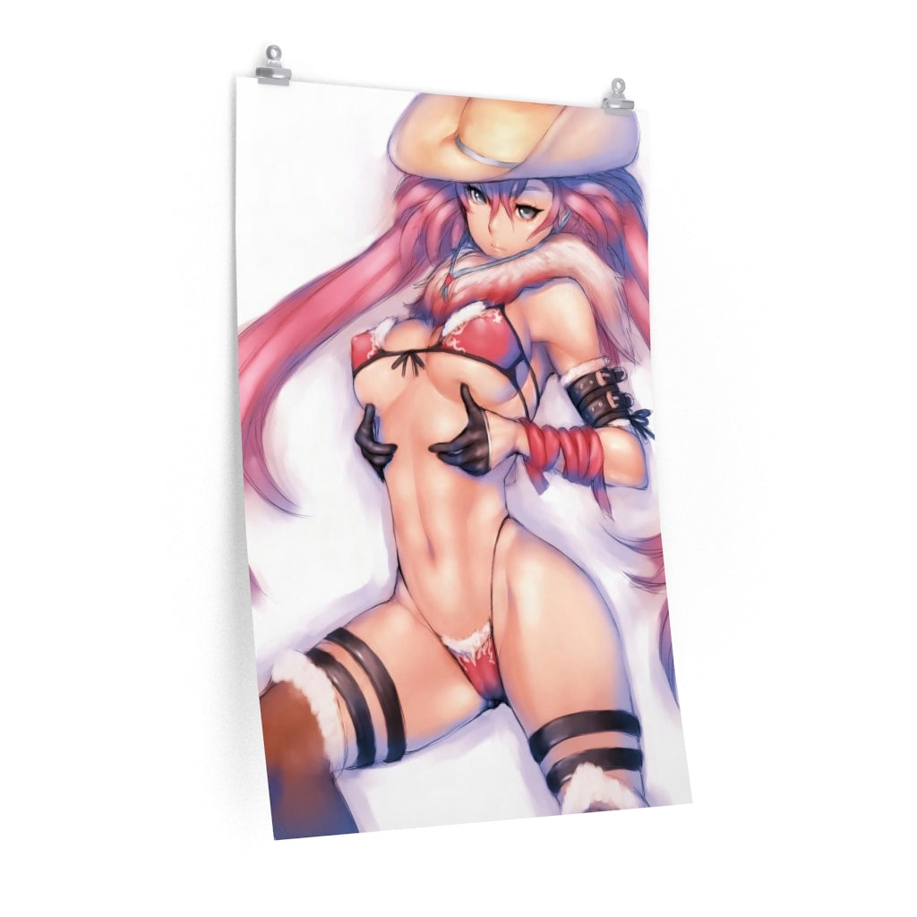 Kagura Oneechanbara Poster - Lewd Premium Matte Vertical Poster - Adult Wall Art