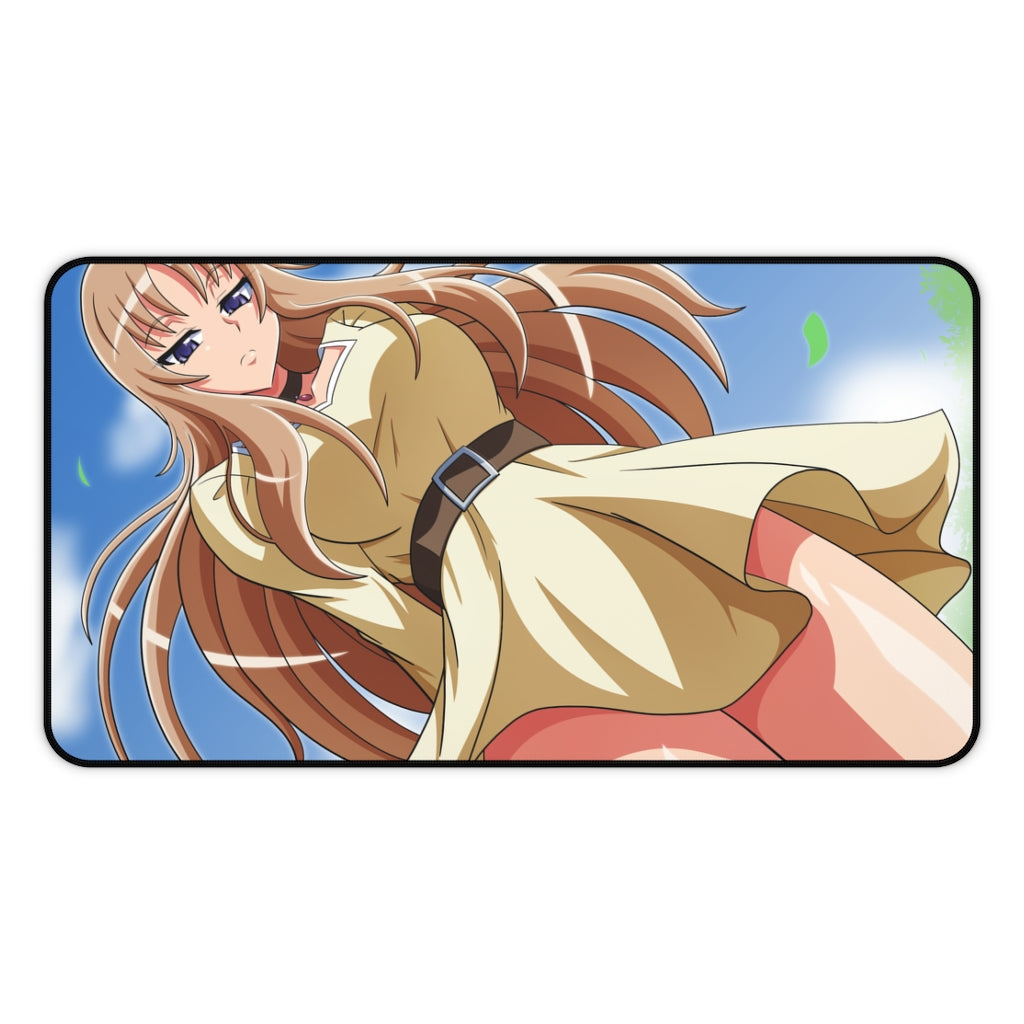 Thick Thighs Aquila Yuna Saint Seiya Desk Mat- Sexy Anime Girl Mousepad - Gaming Playmat