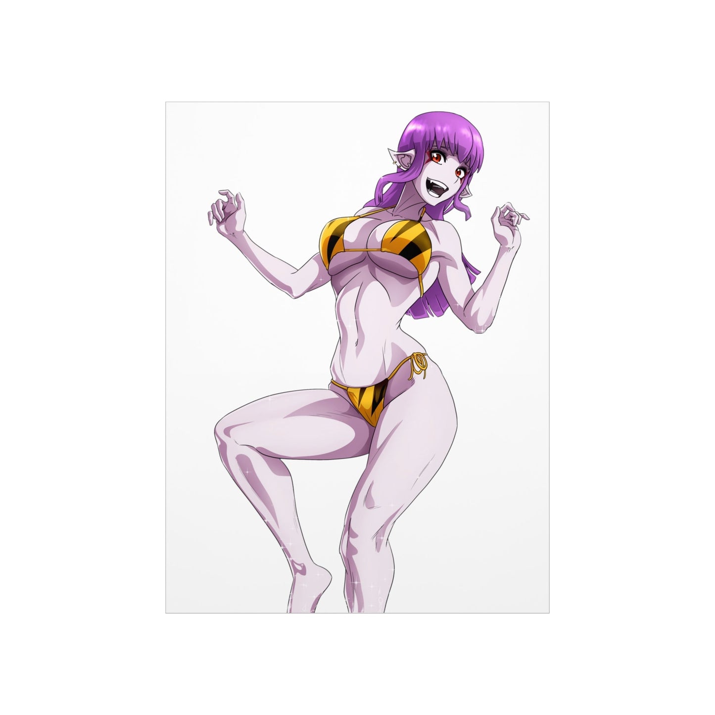 Solo Leveling Poster - Premium Matte Vertical Poster - Esil Radiru Bikini Waifu Ecchi Anime Wall Art Decor