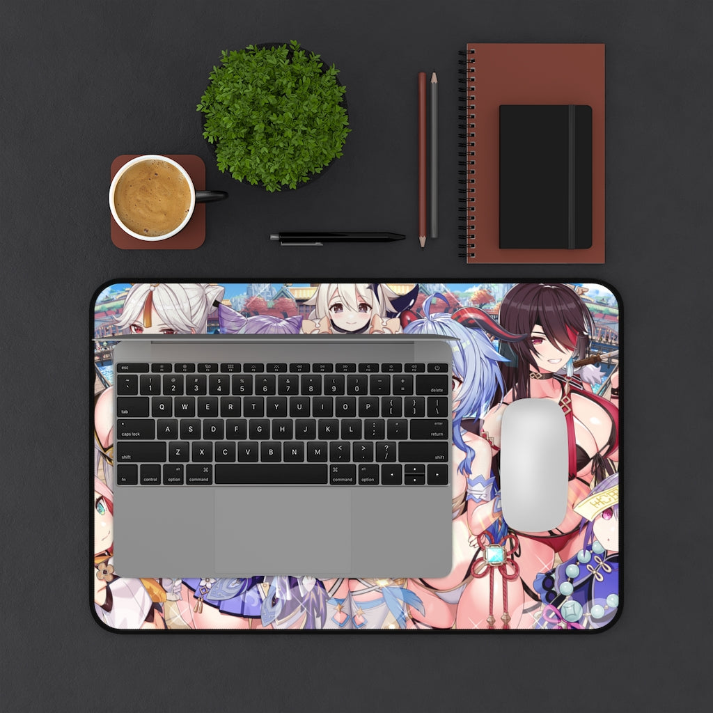 Sexy Genshin Impact Mousepad - Desk Mat - Big Gaming Mouse Pad - MTG Playmat