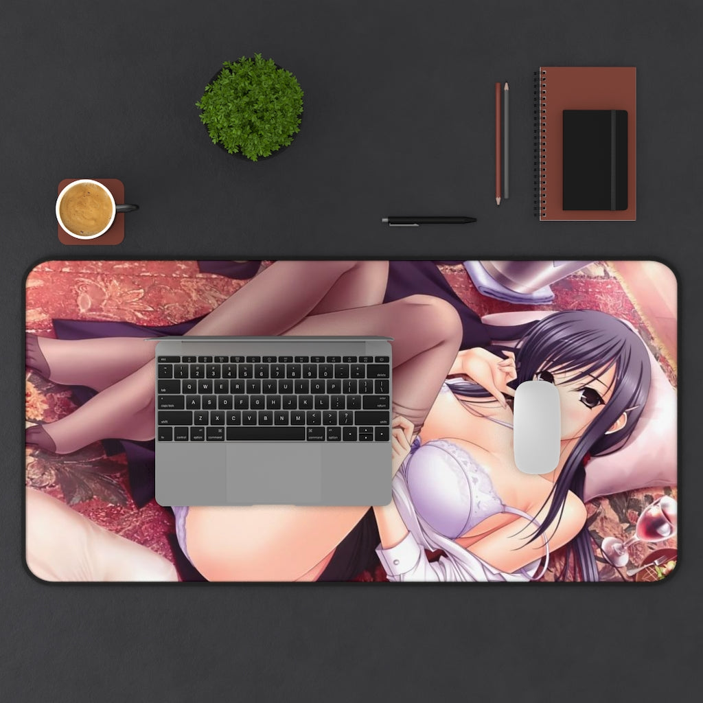 Sexy Panties Hiiragi Ayako Walkure Romanze Desk Mat - Non Slip Mousepad