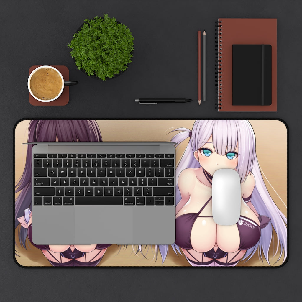 Sexy Bikini Boobs Anime Mousepad Doujin - Shoukaku and Zuikaku Oppai Desk Mat - Big Gaming Mouse Pad - MTG Playmat