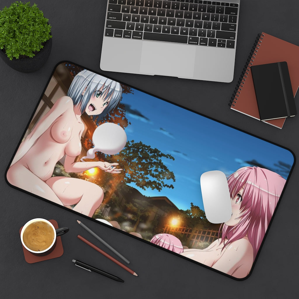 Touhou Sexy Mousepad - Nude Onsen Desk Mat - Ecchi Playmat