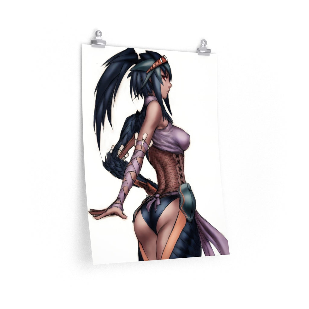 Nargacuga Monster Hunter Poster - Lewd Premium Matte Vertical Poster - Adult Wall Art