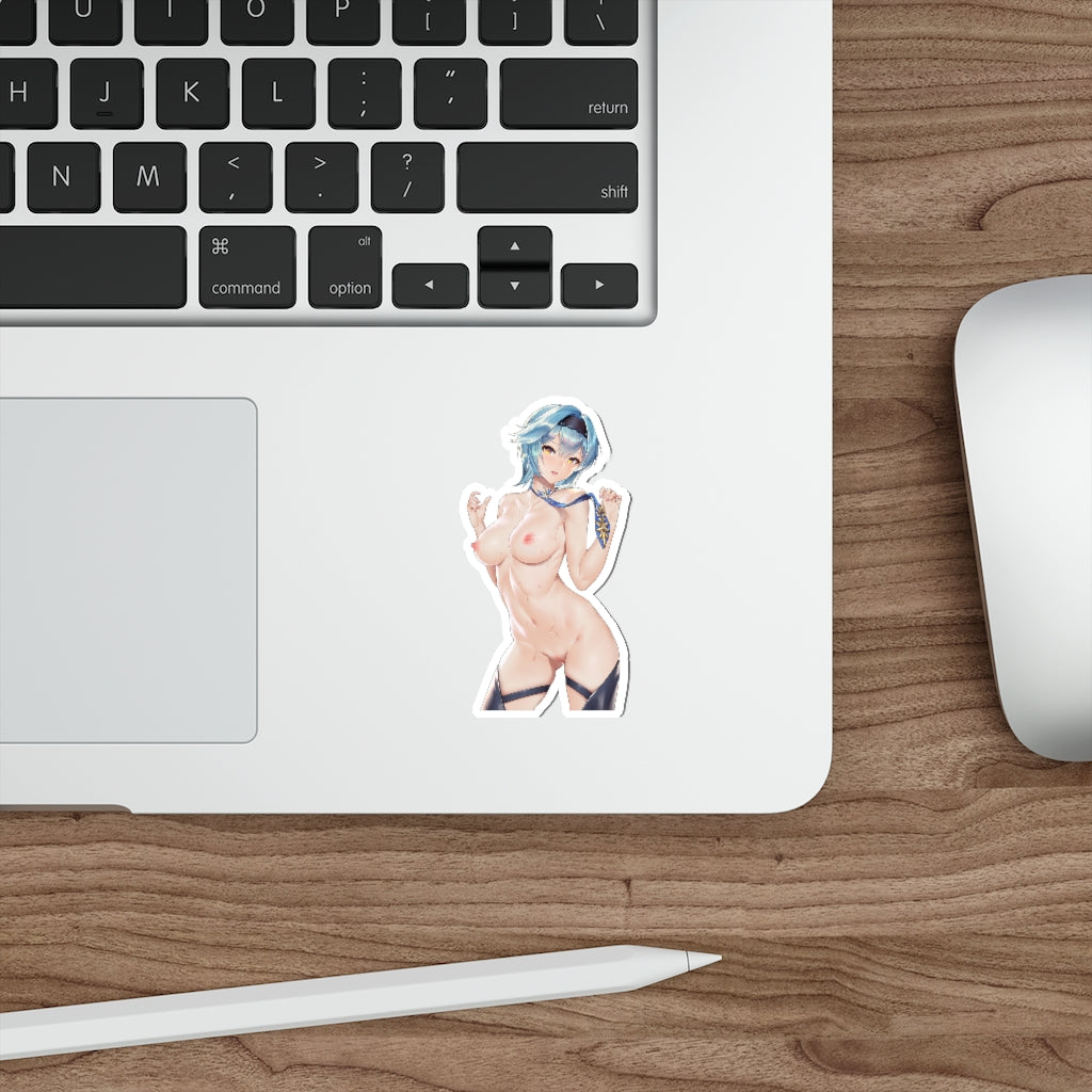 Nude Eula Genshin Impact Hentai Waterproof Sticker - Ecchi Vinyl Decal