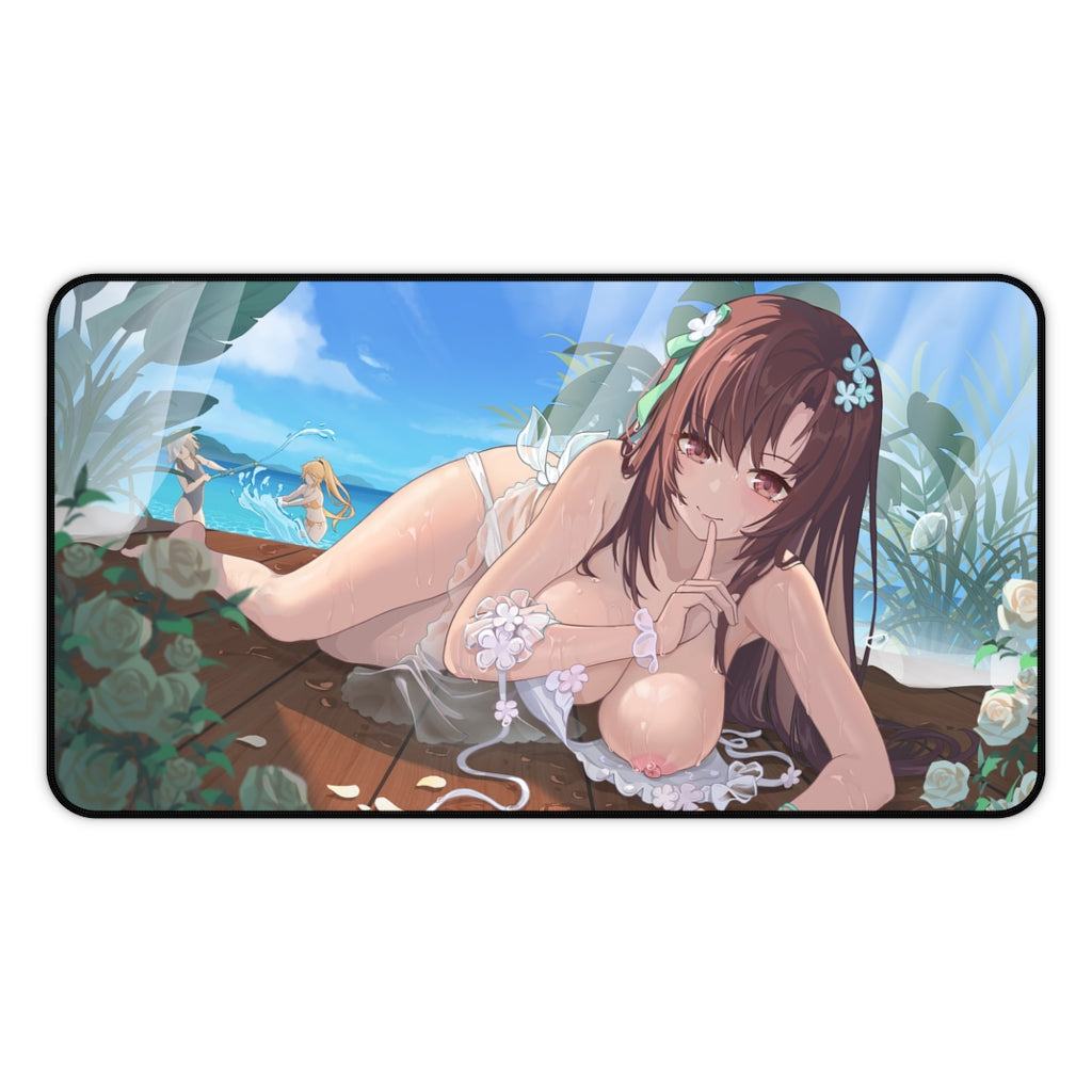 Girls Frontline Ecchi Mousepad - LWMMG Octopus Large Desk Mat - Playmat