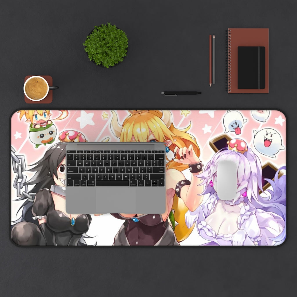 Sexy Bowsette and Booette Anime Mousepad Doujin - Desk Mat - Big Gaming Mouse Pad - MTG Playmat