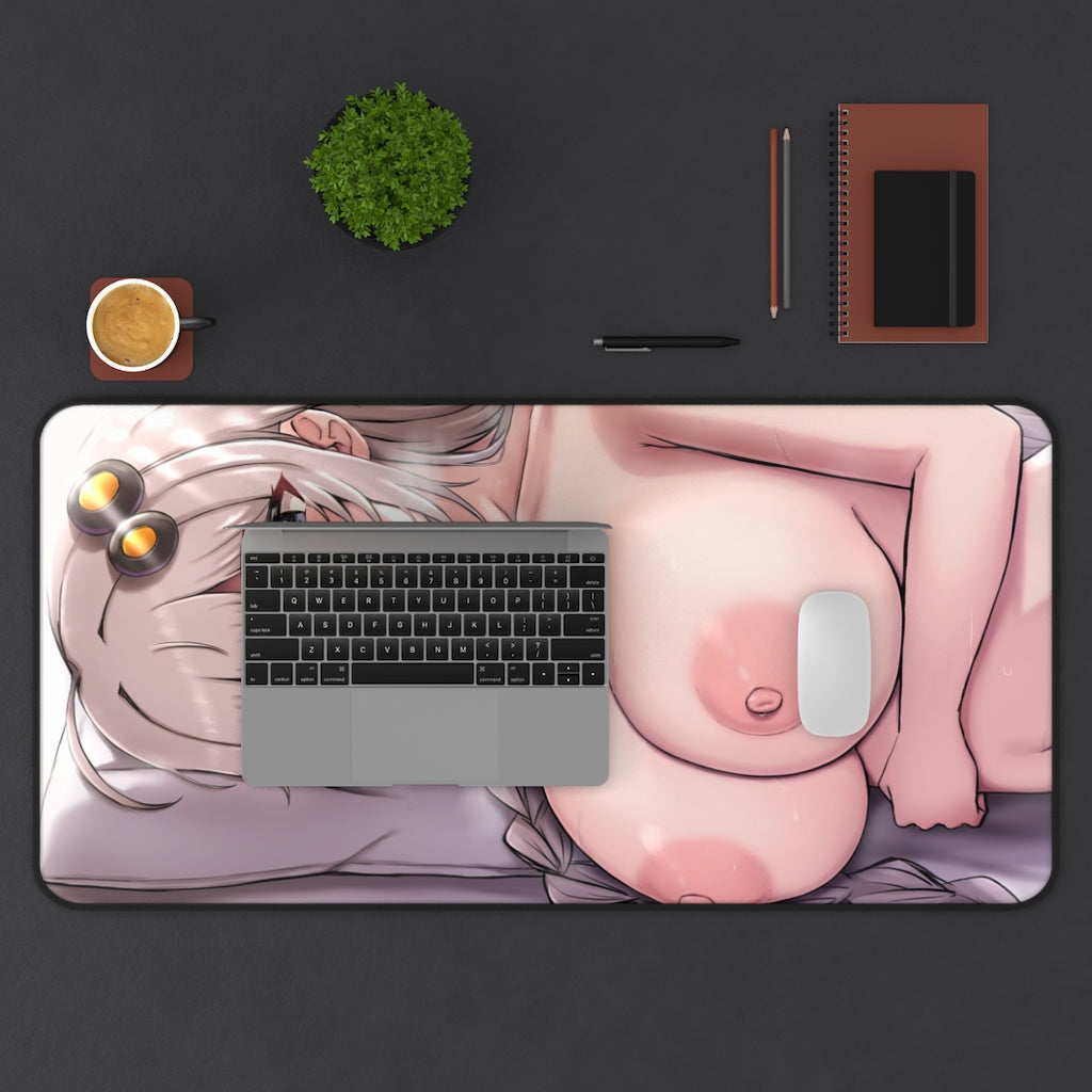 Huge Boobs Kizuna Akari Voiceroid Desk Mat - Non Slip Mousepad