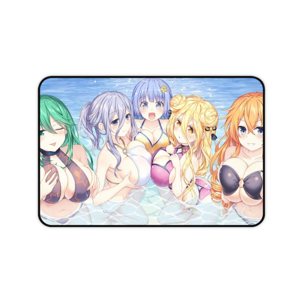 Date A Live Sexy Mousepad - Big Anime Tits Waifus Desk Mat - Ecchi Playmat