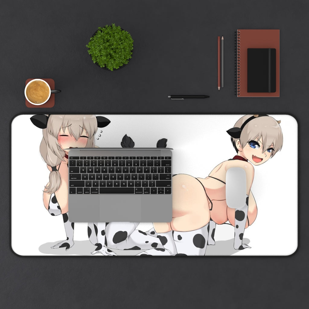 Uzaki-Chan Wants To Hang Out! Anime Mousepad - Large Oppai Cow Girls Ecchi Desk Mat - Boobs Mouse Pad - MTG Playmat