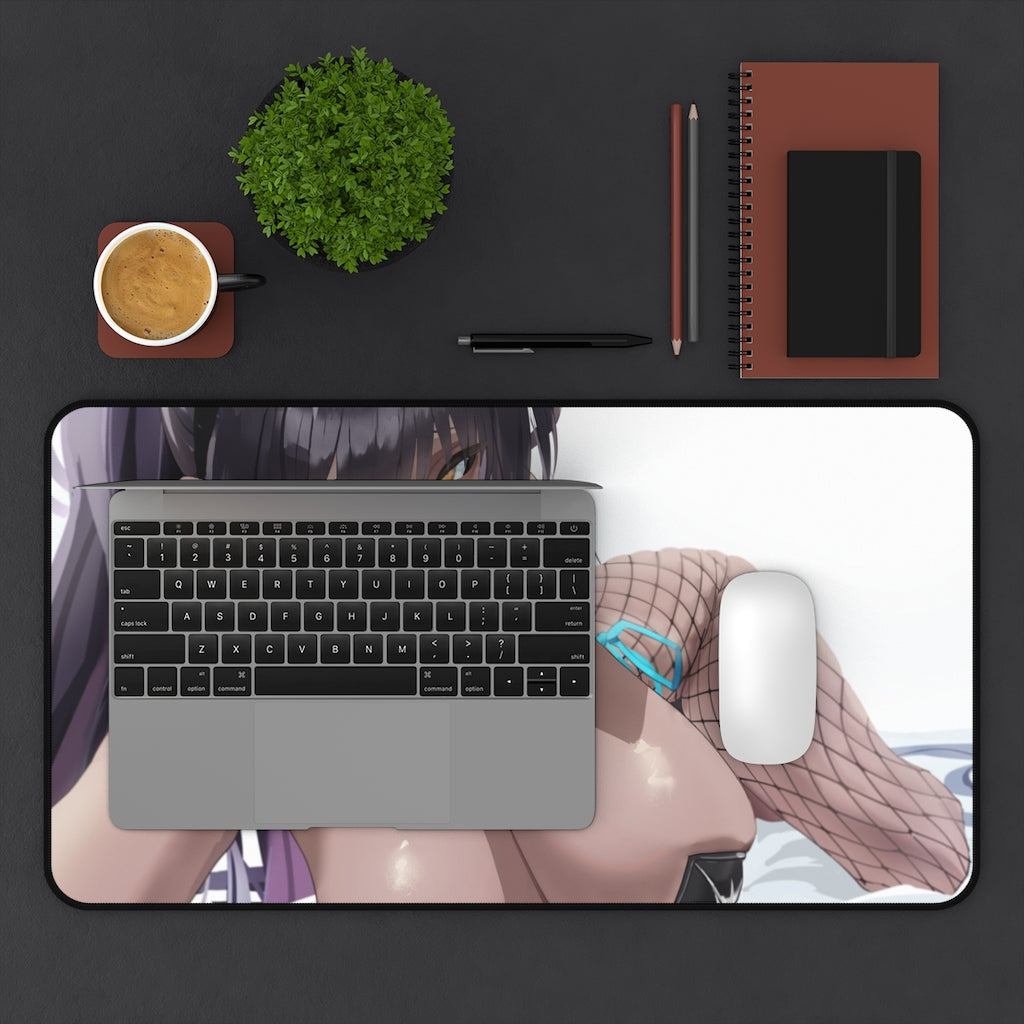 Blue Archive Ecchi Mousepad - Kakudate Karin Large Desk Mat - Playmat - Sexy Bunny Girl Waifu