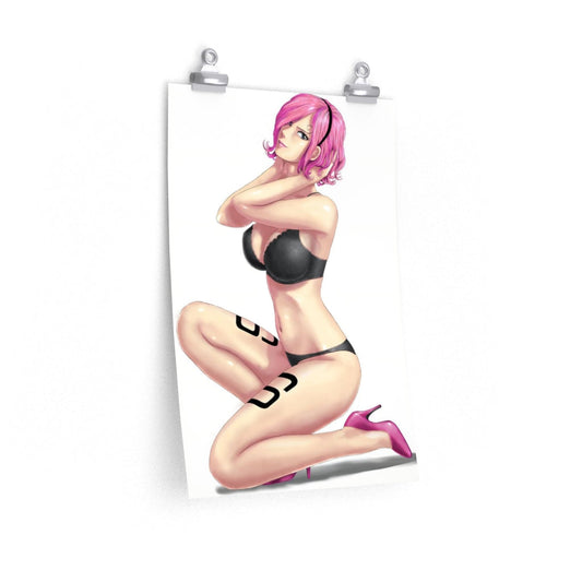 Sexy Lingerie Vinsmoke Reiju One Piece Ecchi Poster - Premium Matte Vertical Poster